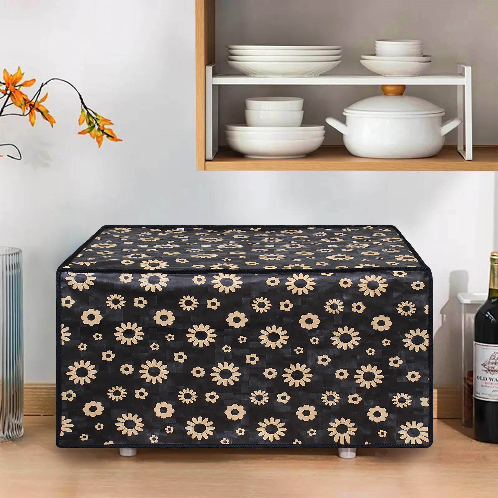 Microwave Oven Cover With Adjustable Front Zipper, SA35