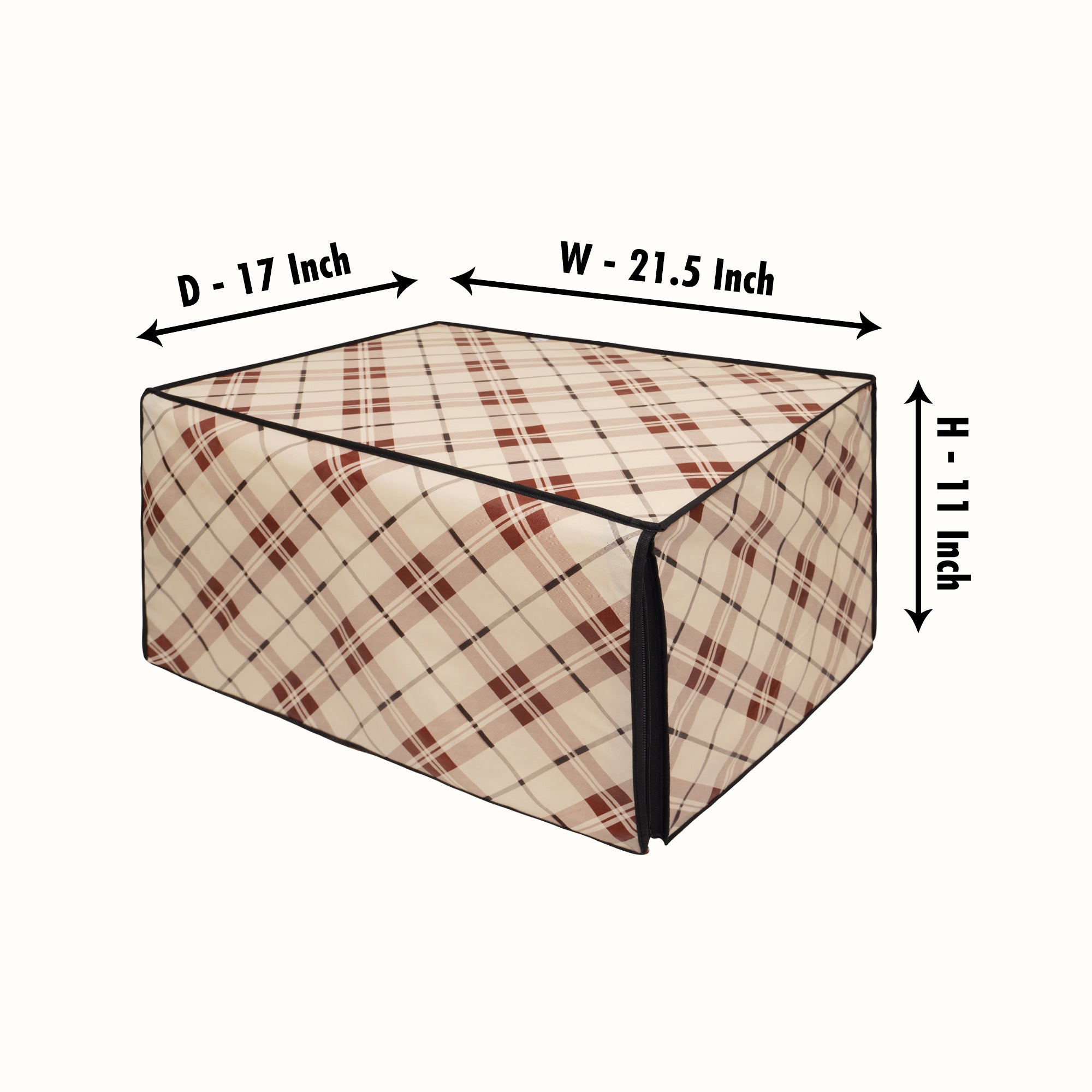 Microwave Oven Cover With Adjustable Front Zipper, CA01
