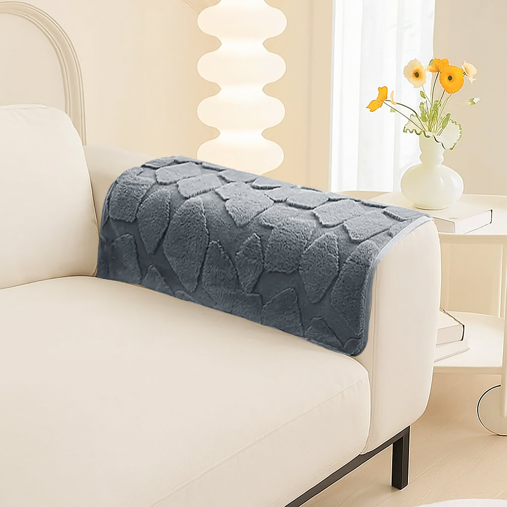 Dream Care Premium Square Fur Sofa Cover for L-Shape & 1,2,3 & 4 Seater Sofas || Luxury Plush Sofa Protector || Soft Couch Cover for Living Room