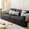 Dream Care Premium Pencil Fur Sofa Cover | Luxury Plush Sofa Protector | Soft Couch Cover for Living Room