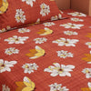 Abstract Print Brown 120 TC 100% Pure Cotton Bedsheet