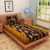 Abstract Print Sand 120 TC 100% Pure Cotton Bedsheet