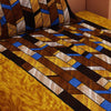 Abstract Print Sand 120 TC 100% Pure Cotton Bedsheet