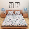 Circular Print Sea Green 220 TC 100% Pure Cotton Bedsheet