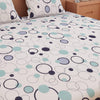 Circular Print Sea Green 220 TC 100% Pure Cotton Bedsheet