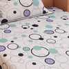 Circular Print Sea Green 220 TC 100% Pure Cotton Bedsheet