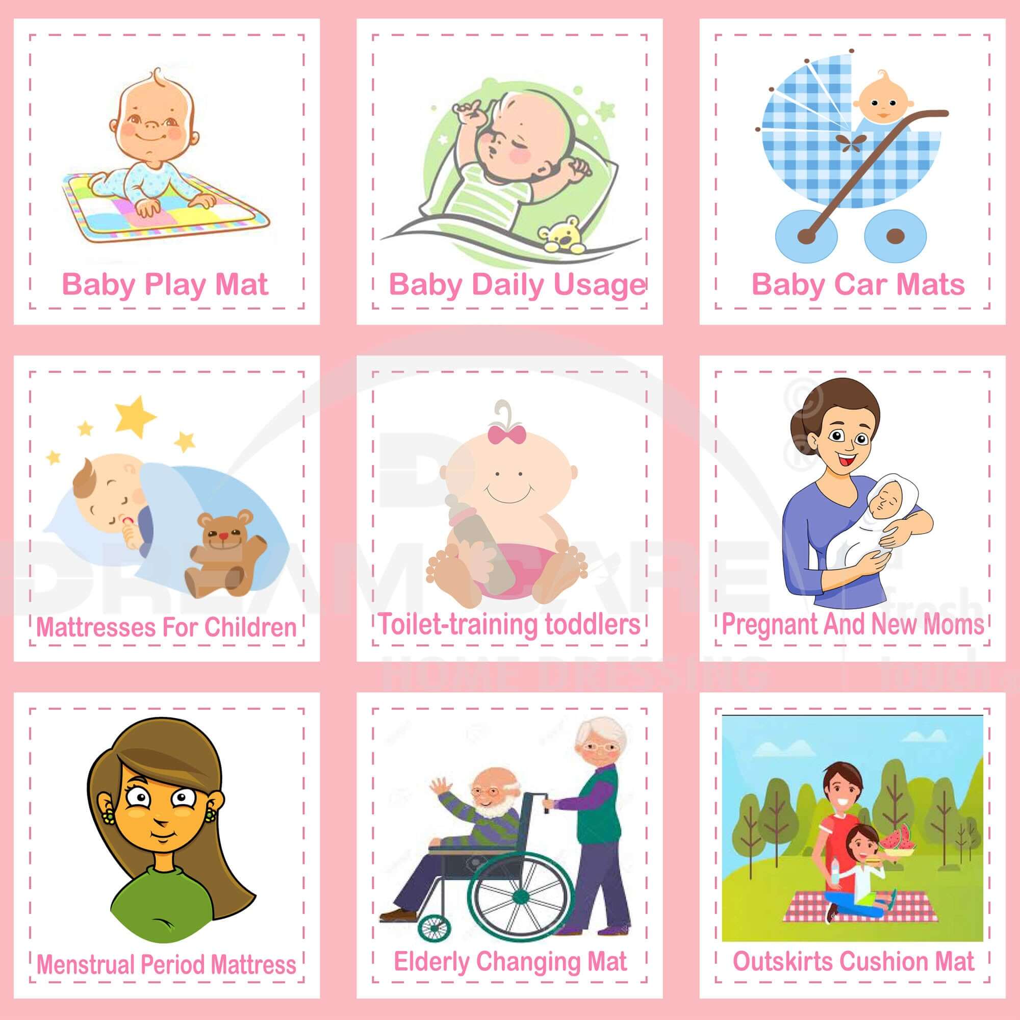 Waterproof Baby Dry Sheet, N12