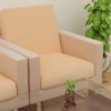 Waterproof Sofa Seat Protector Cover with Stretchable Elastic, Beige