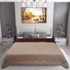 AC Comforter Blanket, Microfiber Reversible (Beige, Coffee)