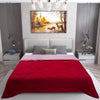 AC Comforter Blanket, Microfiber Reversible (Maroon, Pink)