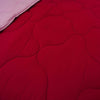 AC Comforter Blanket, Microfiber Reversible (Maroon, Pink)