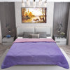 AC Comforter Blanket, Microfiber Reversible (Pink, Lilac)