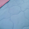 AC Comforter Blanket, Microfiber Reversible (Baby Blue, Pink)