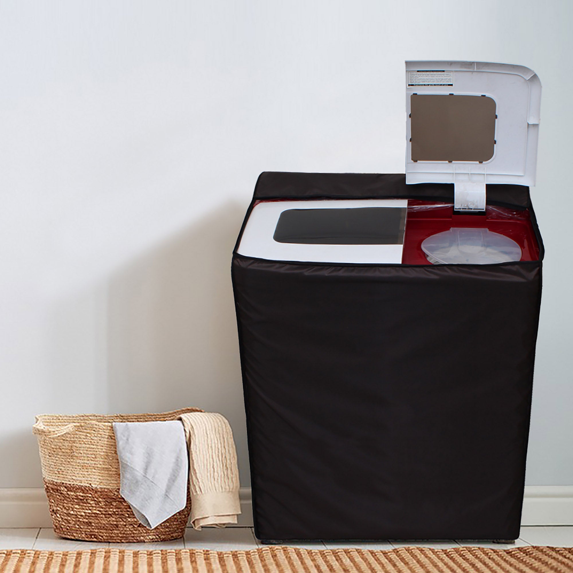 Semi Automatic Washing Machine Cover, Coffee