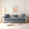 Dream Care Premium Rabbit Fur Sofa Cover for L-Shape & 1,2,3 & 4 Seater Sofas || Luxury Plush Sofa Protector || Soft Couch Cover for Living Room