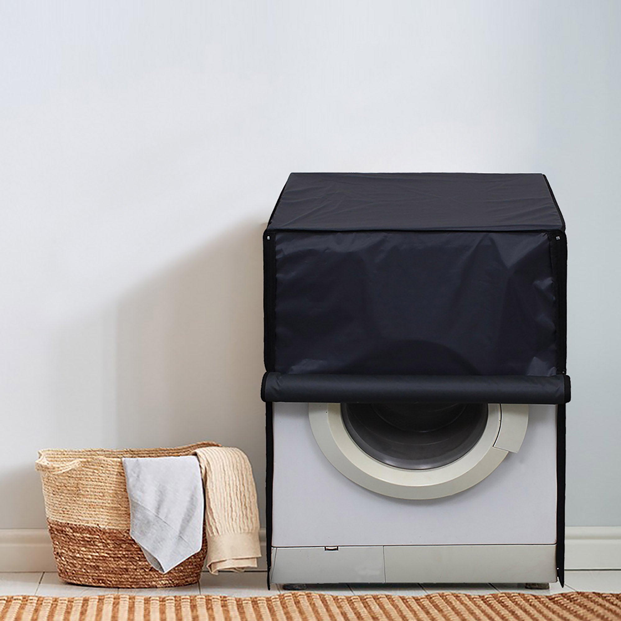 Fully Automatic Front Load Washing Machine Cover, Grey