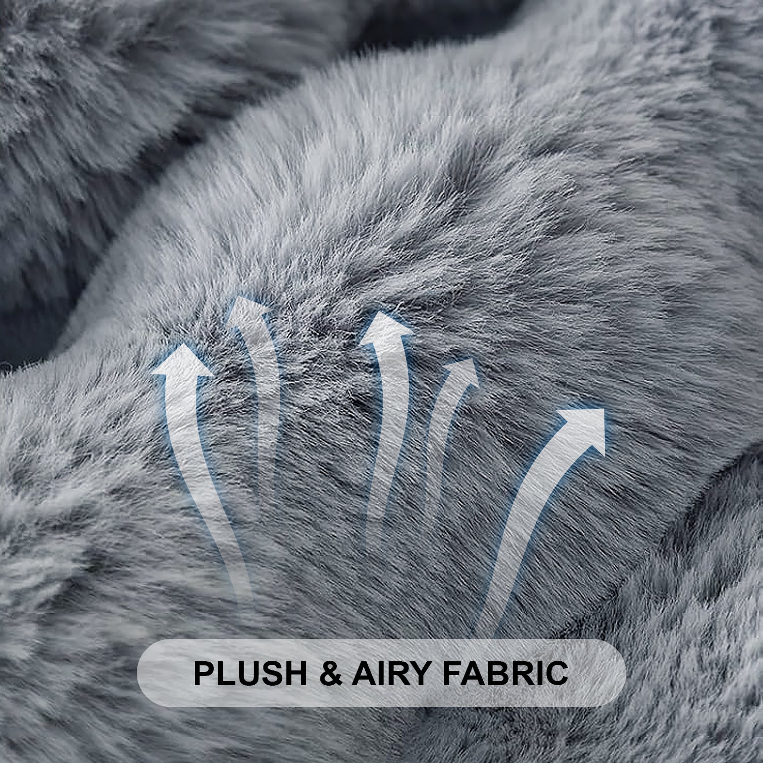 Dream Care Premium Rabbit Fur Sofa Cover for L-Shape & 1,2,3 & 4 Seater Sofas || Luxury Plush Sofa Protector || Soft Couch Cover for Living Room