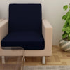 Waterproof Sofa Seat Protector Cover with Stretchable Elastic, Blue