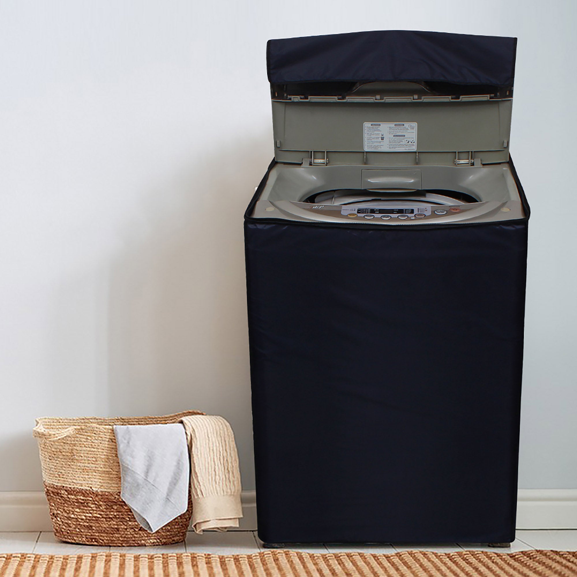 Fully Automatic Top Load Washing Machine Cover, Blue