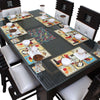 Dining Table Placemats with Coasters, Set of 6, PM04