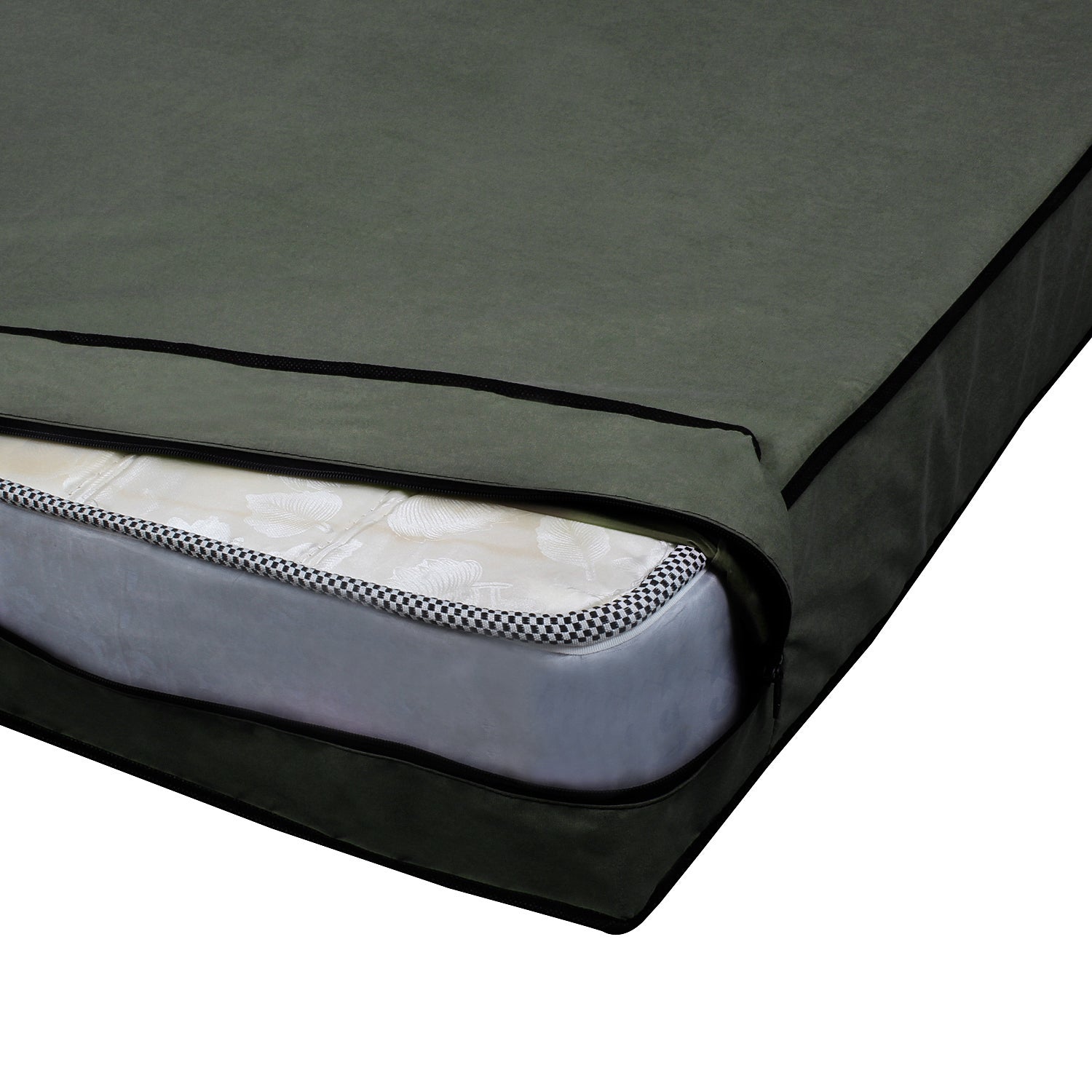 Waterproof Mattress Cover with Zipper, Mazestik Mattress Cover (Green, Available in 17 Sizes)