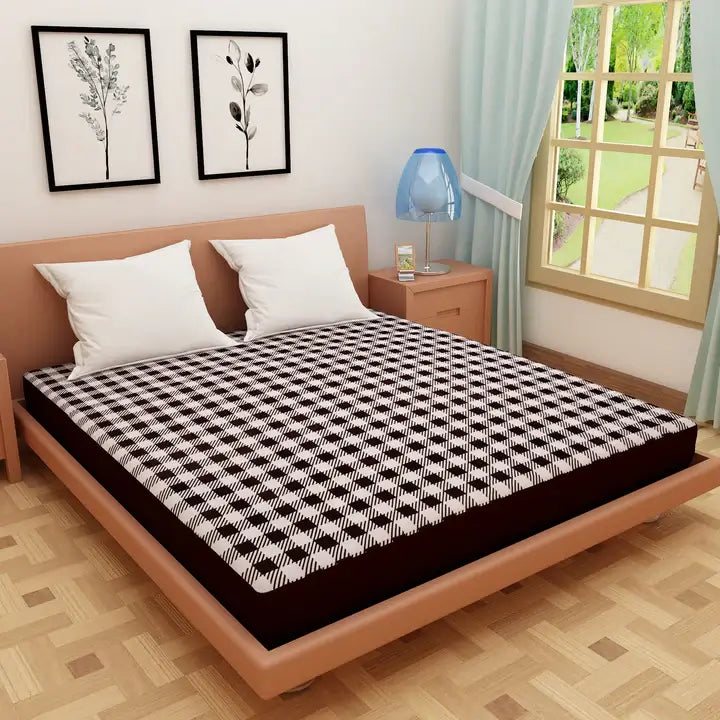 Waterproof Mattress Cover & Protector with 360 Degree Elastic Strap (2 year warranty)