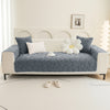 Dream Care Premium Square Fur Sofa Cover for L-Shape & 1,2,3 & 4 Seater Sofas || Luxury Plush Sofa Protector || Soft Couch Cover for Living Room