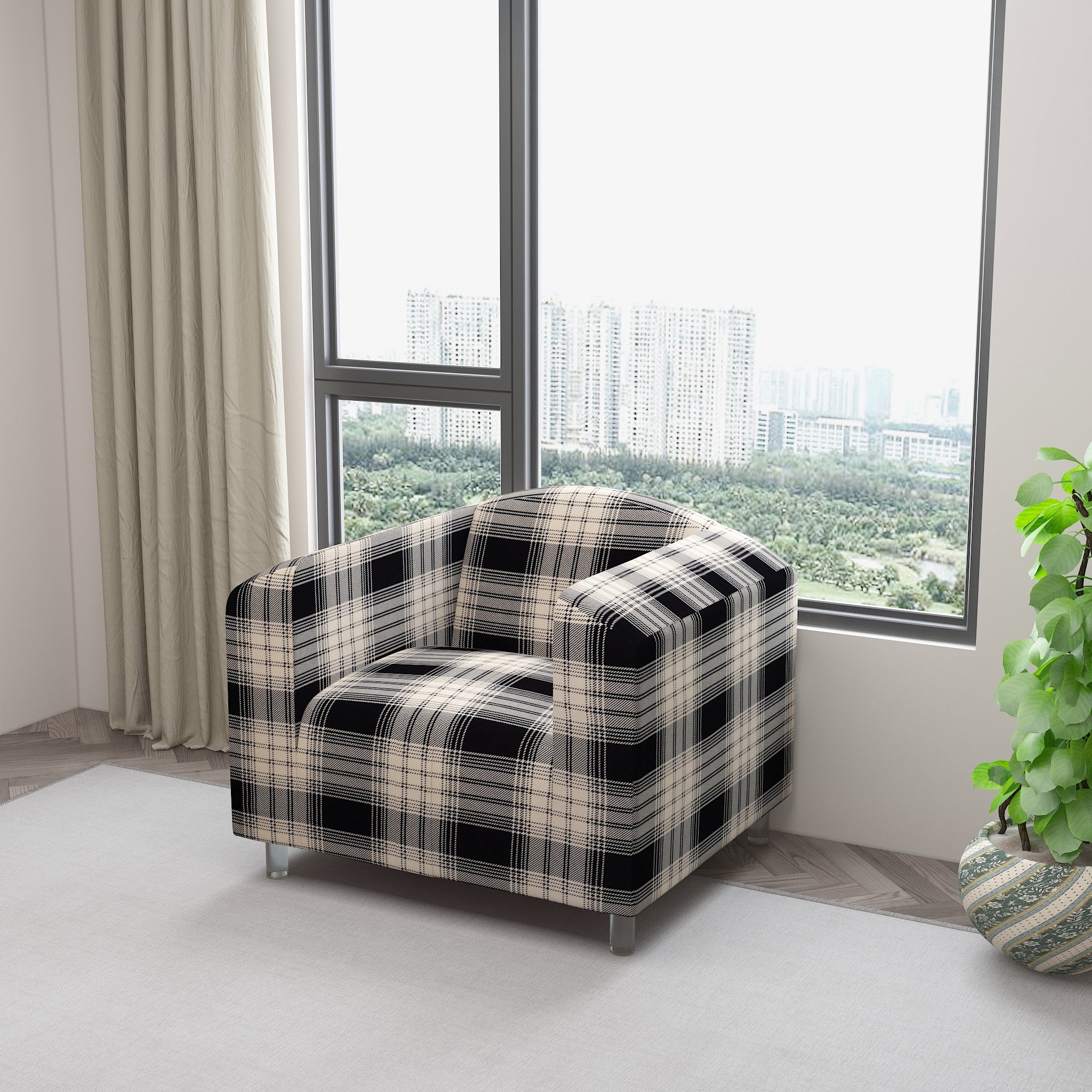 Waterproof Printed Sofa Protector Cover Full Stretchable, SP07 - Dream Care Furnishings Private Limited