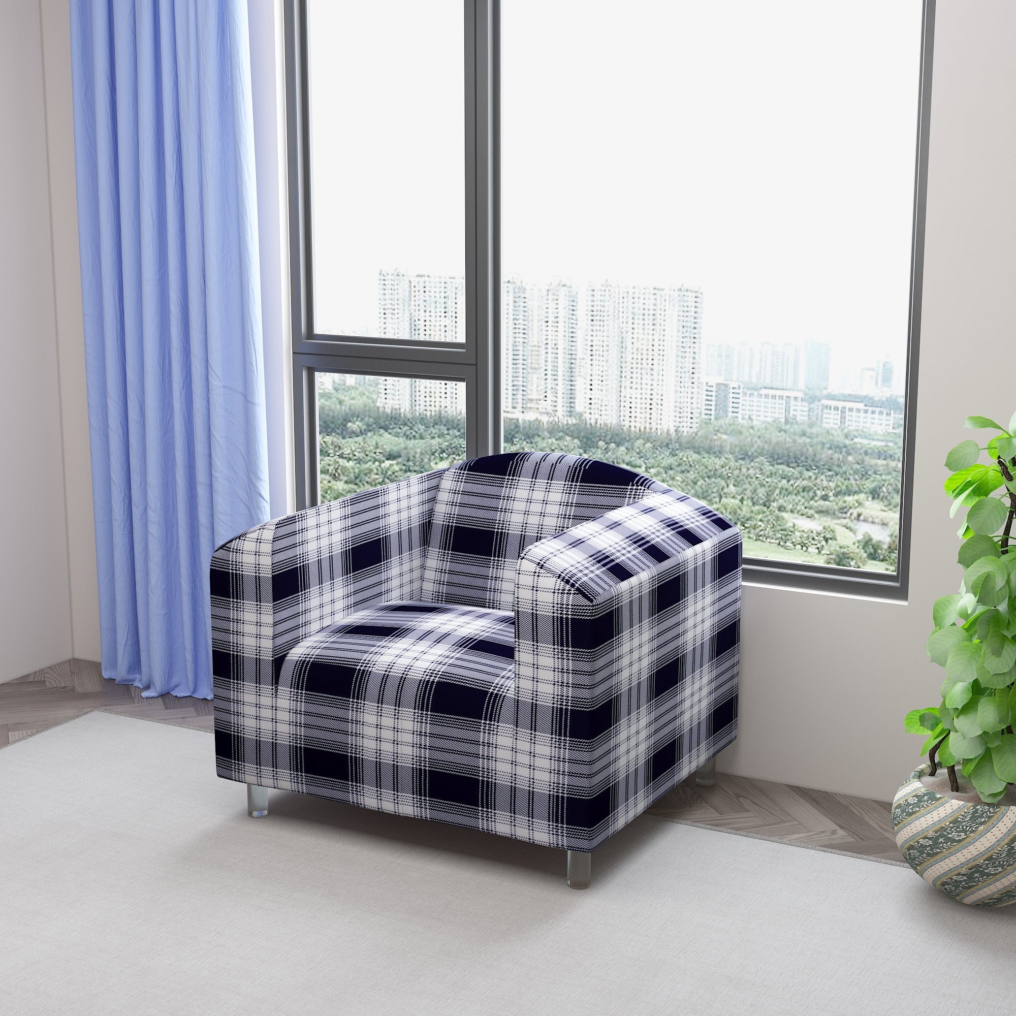 Waterproof Printed Sofa Protector Cover Full Stretchable, SP08 - Dream Care Furnishings Private Limited