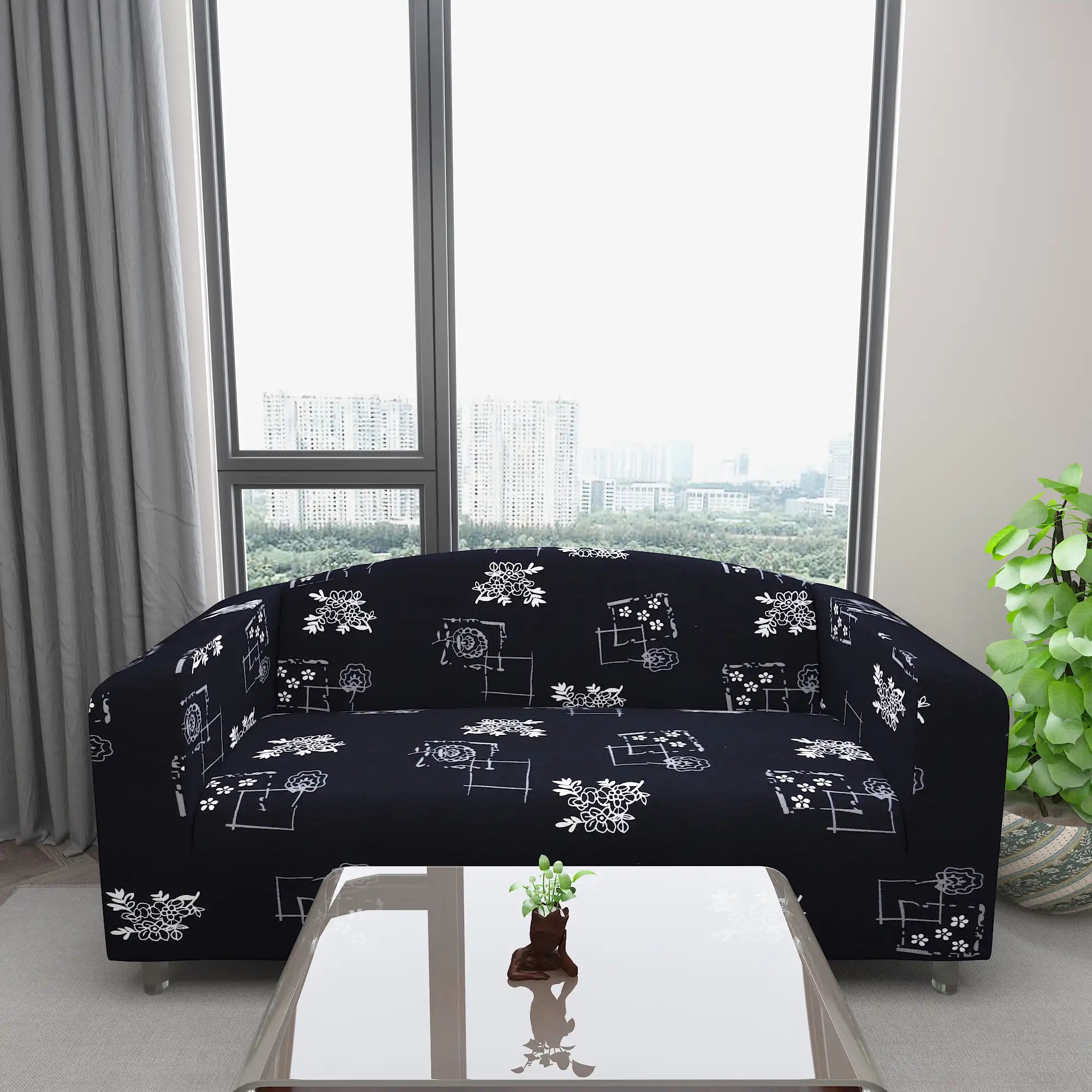 Waterproof Printed Sofa Protector Cover Full Stretchable, SP18