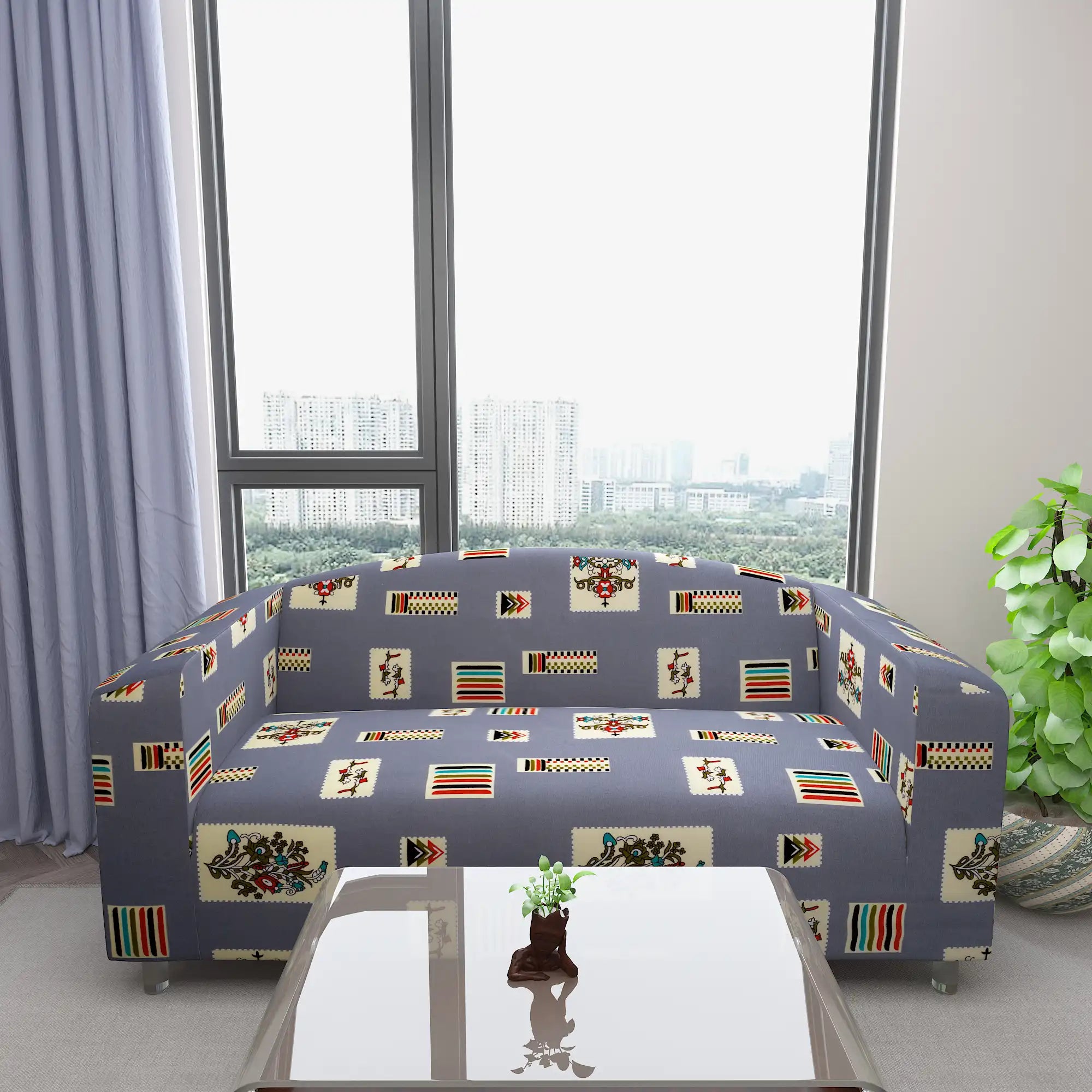 Waterproof Printed Sofa Protector Cover Full Stretchable, SP30