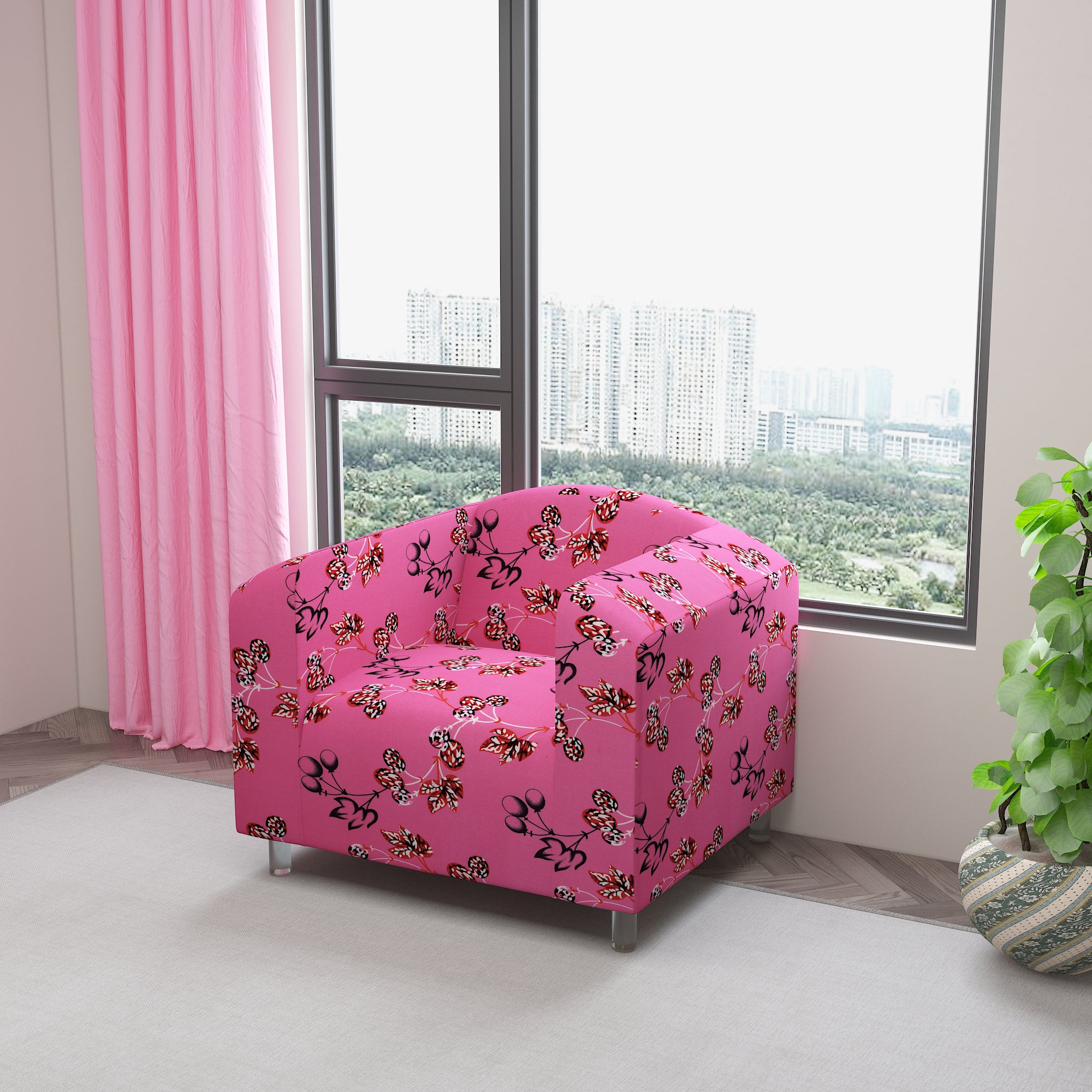 Waterproof Printed Sofa Protector Cover Full Stretchable, SP40 - Dream Care Furnishings Private Limited