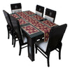 Waterproof & Dustproof Dining Table Runner With 6 Placemats, SA18 - Dream Care Furnishings Private Limited