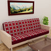 Load image into Gallery viewer, Waterproof Printed Sofa Seat Protector Cover with Stretchable Elastic, Maroon White - Dream Care Furnishings Private Limited
