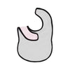 Waterproof Quick Dry Baby Bibs - Pack of 3, White - Dream Care Furnishings Private Limited