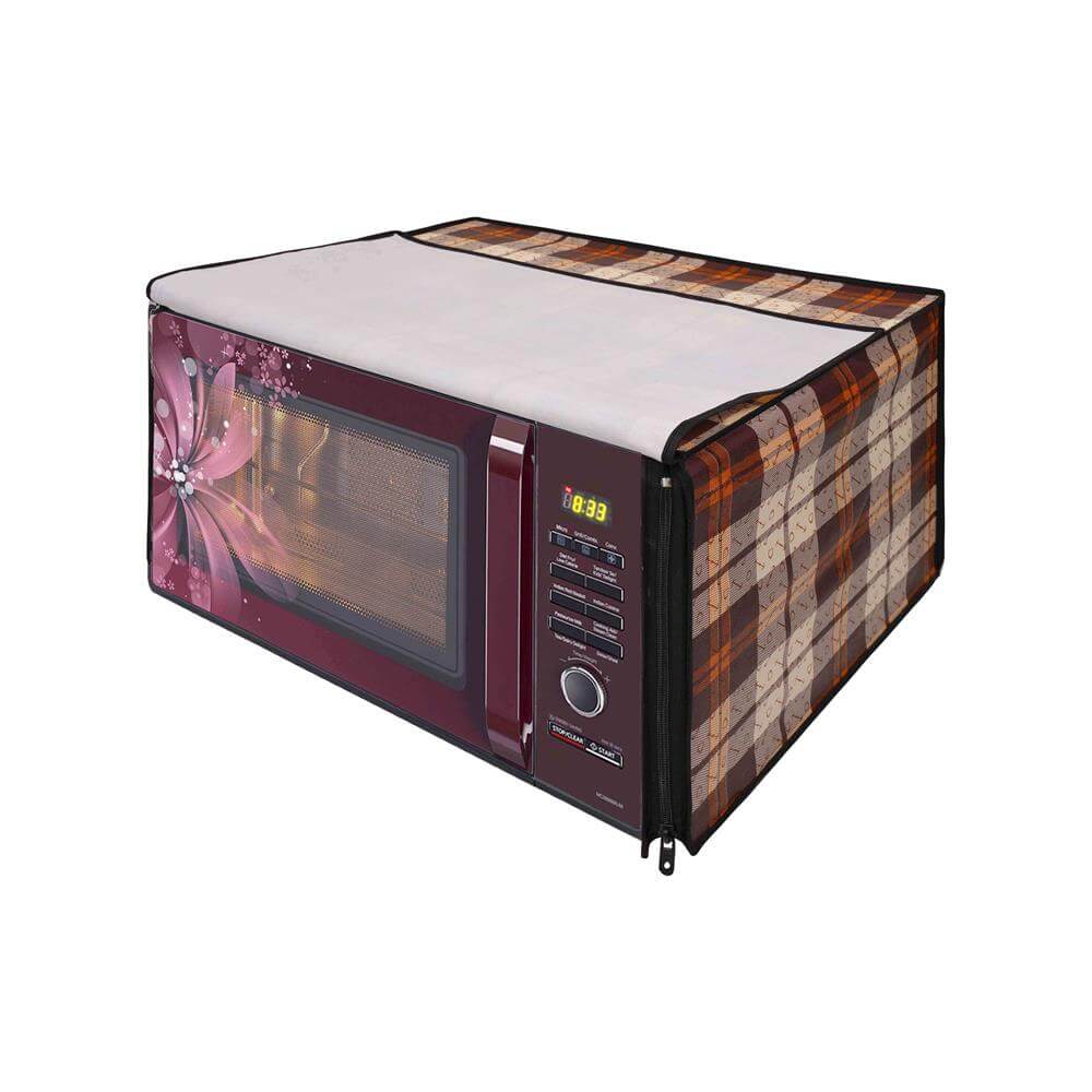 Microwave Oven Cover With Adjustable Front Zipper, CA05 - Dream Care Furnishings Private Limited