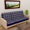 Load image into Gallery viewer, Waterproof Printed Sofa Seat Protector Cover with Stretchable Elastic, Blue White - Dream Care Furnishings Private Limited