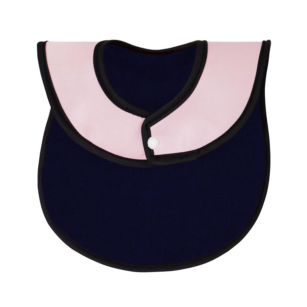 Waterproof Quick Dry Baby Bibs - Pack of 3, Navy Blue - Dream Care Furnishings Private Limited