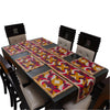 Load image into Gallery viewer, Waterproof &amp; Dustproof Dining Table Runner With 6 Placemats, FLP03 - Dream Care Furnishings Private Limited