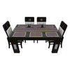 Waterproof & Dustproof Dining Table Runner With 6 Placemats, SA28 - Dream Care Furnishings Private Limited