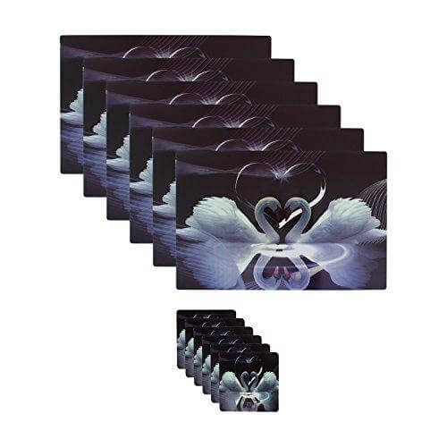 Dining Table Placemats with Coasters, Set of 6, PM15 - Dream Care Furnishings Private Limited