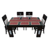 Waterproof & Dustproof Dining Table Runner With 6 Placemats, SA11 - Dream Care Furnishings Private Limited