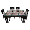 Waterproof & Dustproof Dining Table Runner With 6 Placemats, SA20 - Dream Care Furnishings Private Limited