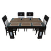 Waterproof & Dustproof Dining Table Runner With 6 Placemats, SA51 - Dream Care Furnishings Private Limited