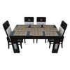 Waterproof & Dustproof Dining Table Runner With 6 Placemats, SA56 - Dream Care Furnishings Private Limited