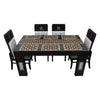 Waterproof & Dustproof Dining Table Runner With 6 Placemats, SA40 - Dream Care Furnishings Private Limited