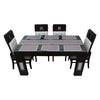 Waterproof & Dustproof Dining Table Runner With 6 Placemats, SA59 - Dream Care Furnishings Private Limited