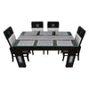 Waterproof & Dustproof Dining Table Runner With 6 Placemats, SA09 - Dream Care Furnishings Private Limited
