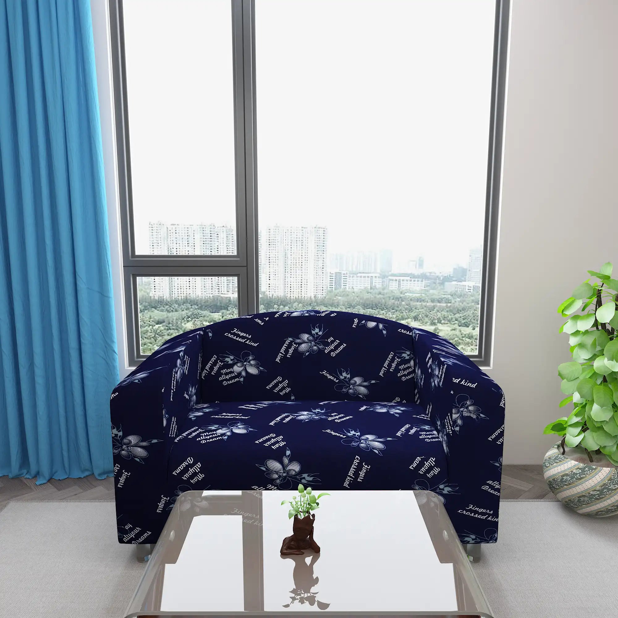 Waterproof Printed Sofa Protector Cover Full Stretchable, SP35