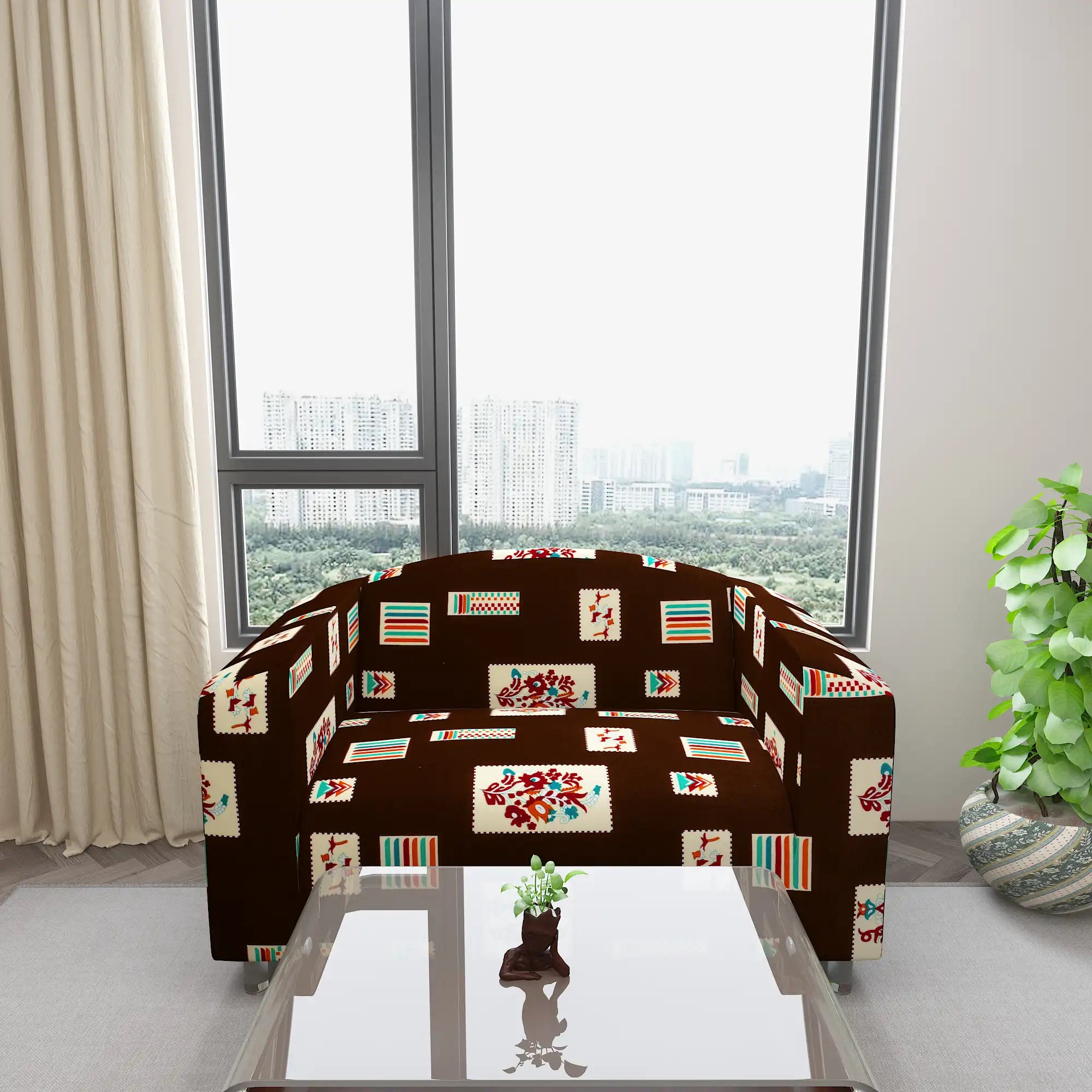 Waterproof Printed Sofa Protector Cover Full Stretchable, SP29